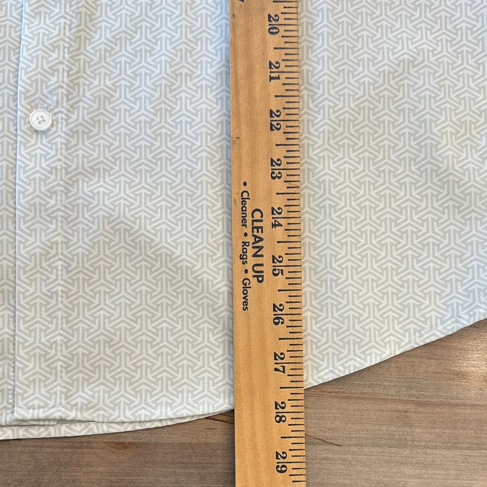 Mizzen+Main Subtle Pattern Cream Button-Down Shirt - image 7